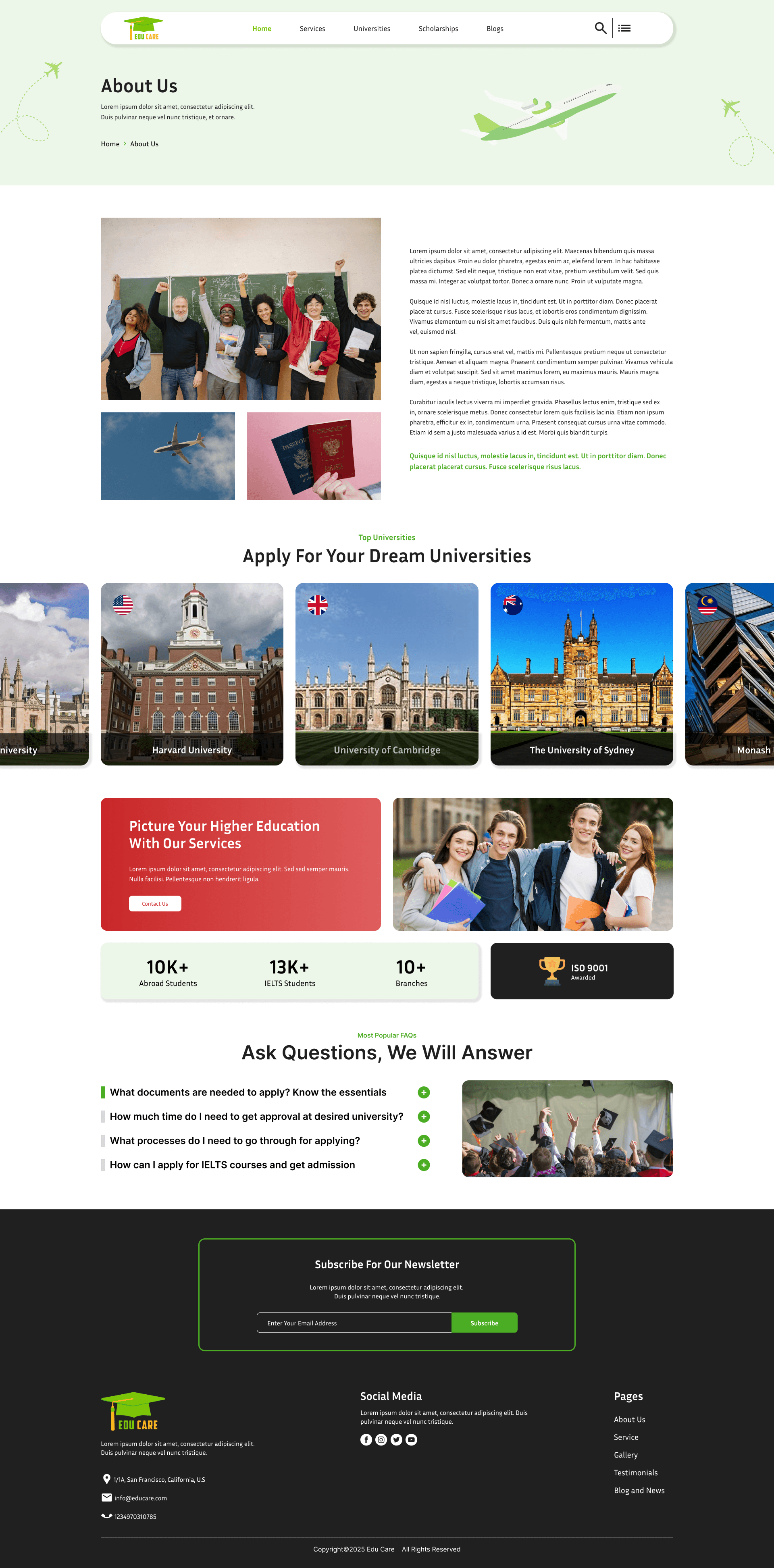 Edu Care – Your Gateway to Dream Universities & Scholarships