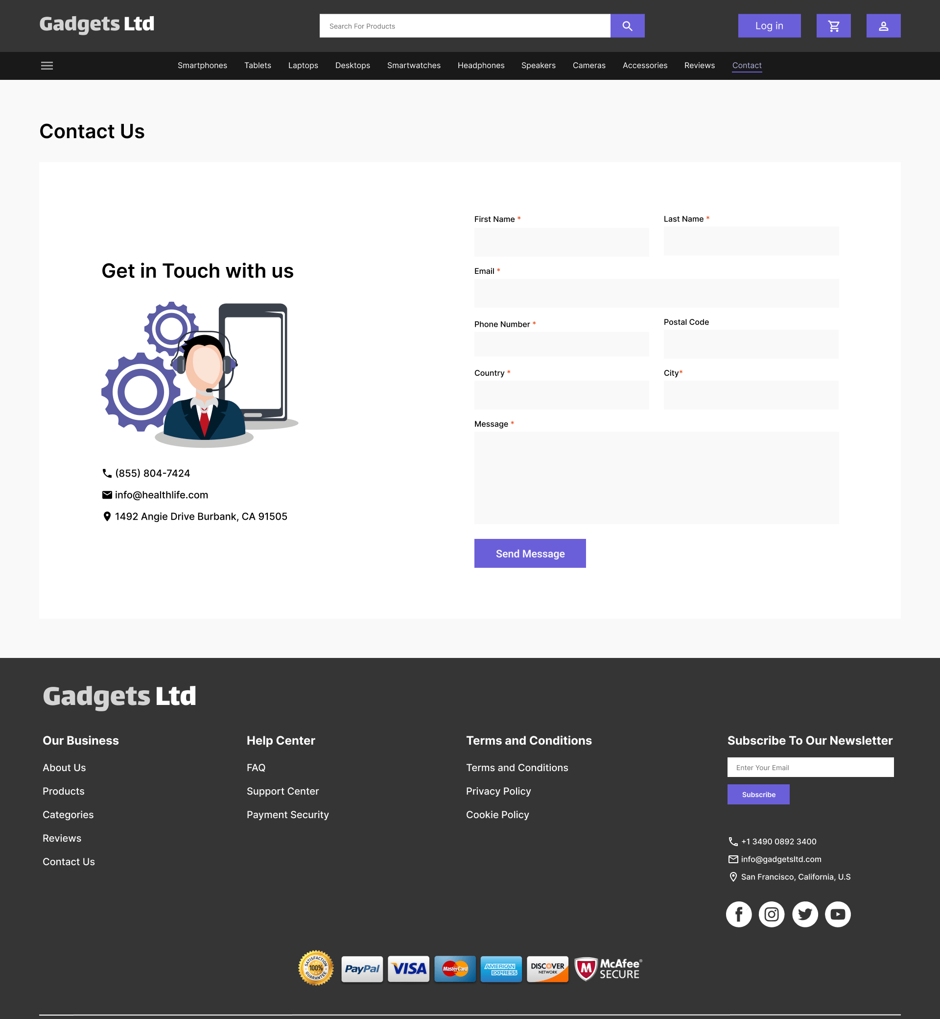 Gadgets Ltd – Smart Tech for Modern Living