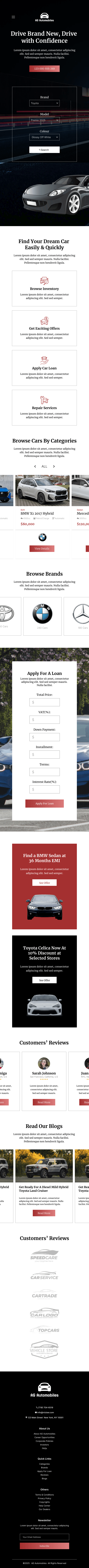 AG Automobiles – Drive with Confidence