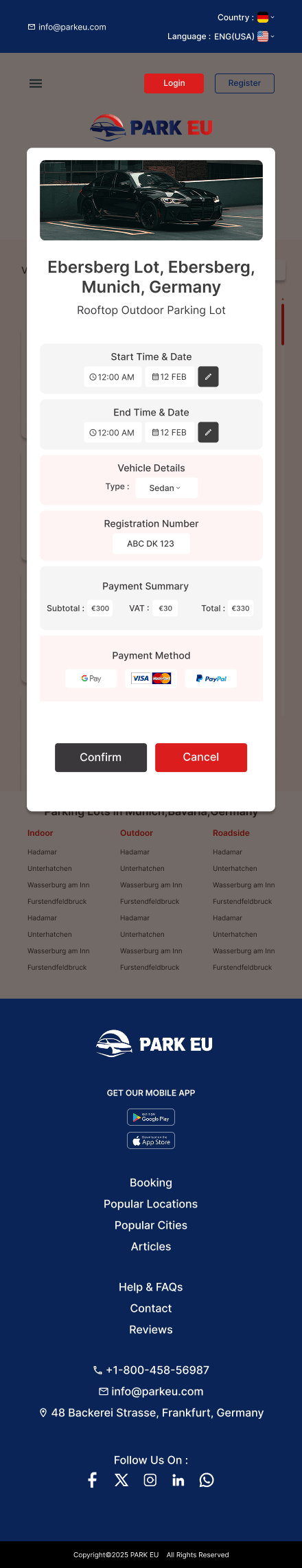 PARK EU – Smart & Seamless Car Parking Solution Across Europe