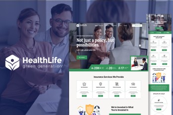 HealthLife – Modern Insurance & Financial Protection
