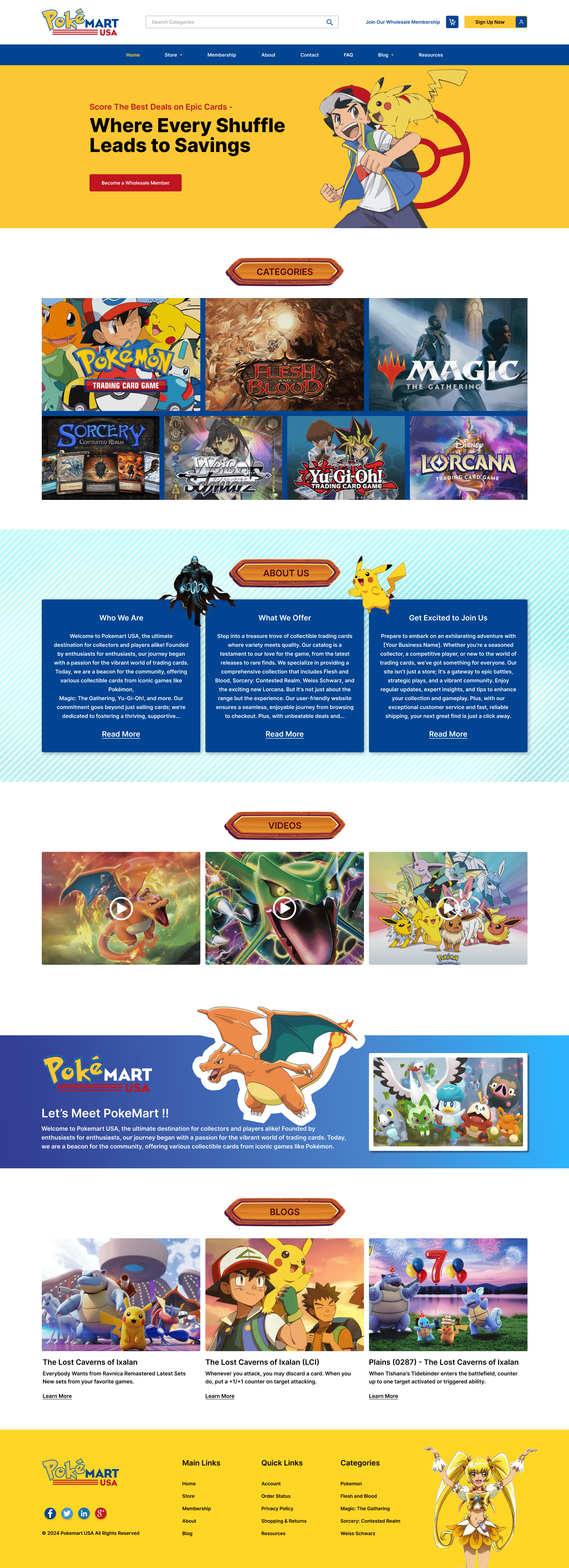 PokéMart USA – Pokémon Merchandise Store