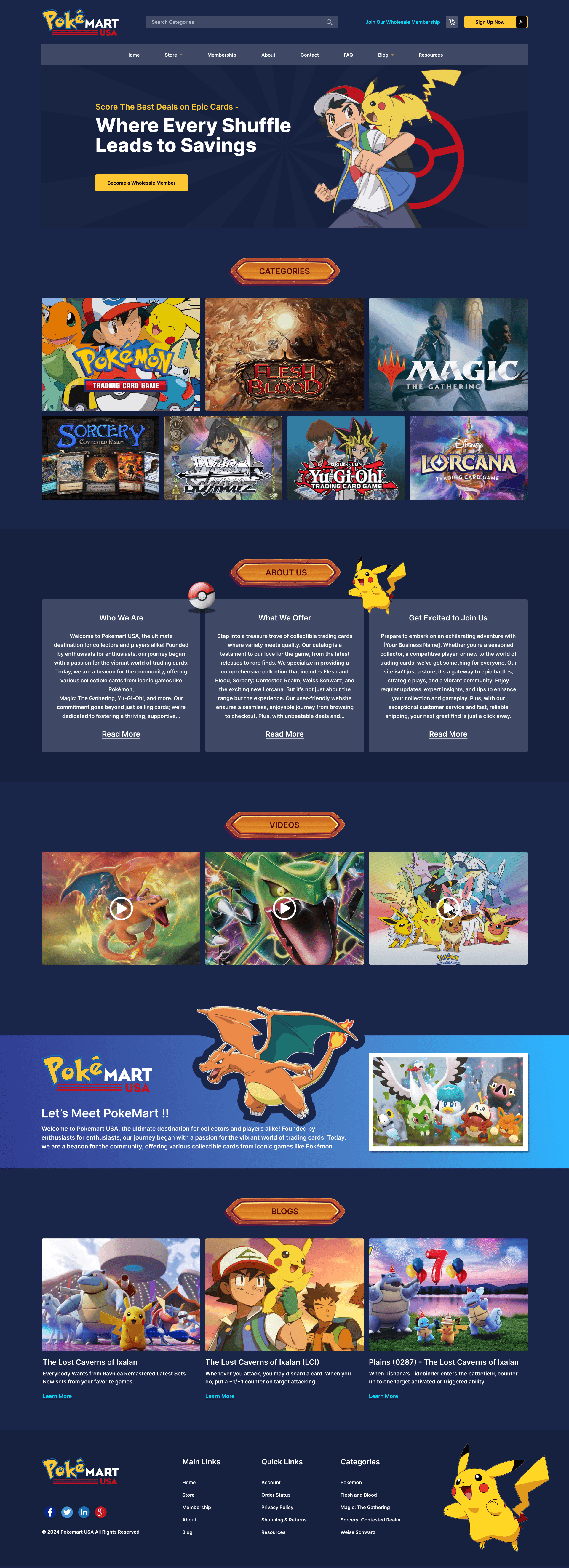 PokéMart USA – Pokémon Merchandise Store