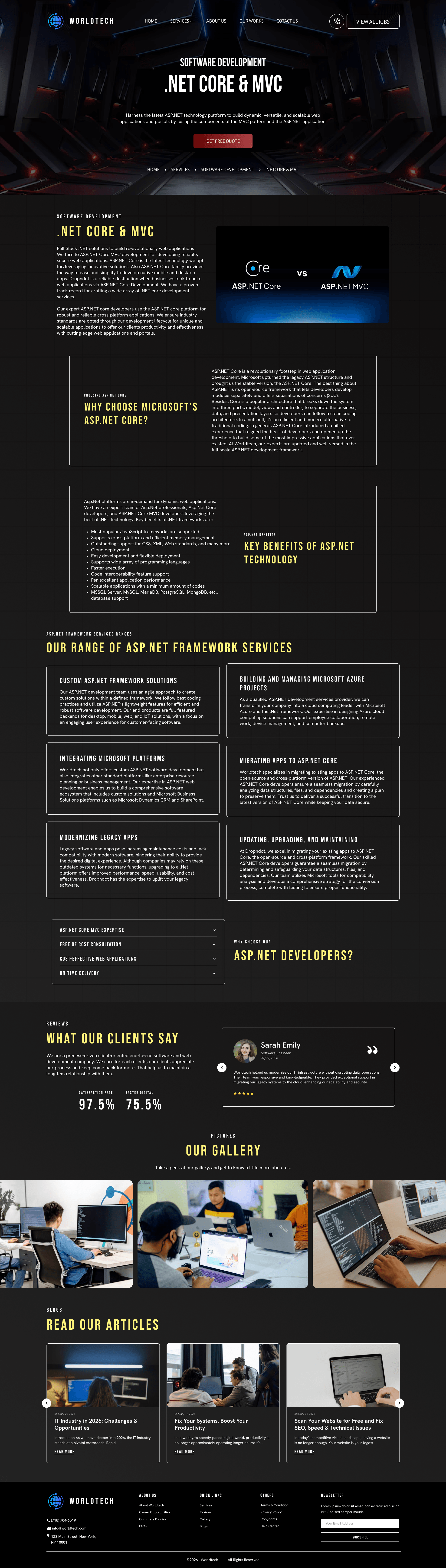 WorldTech – Modern Tech & Software Company