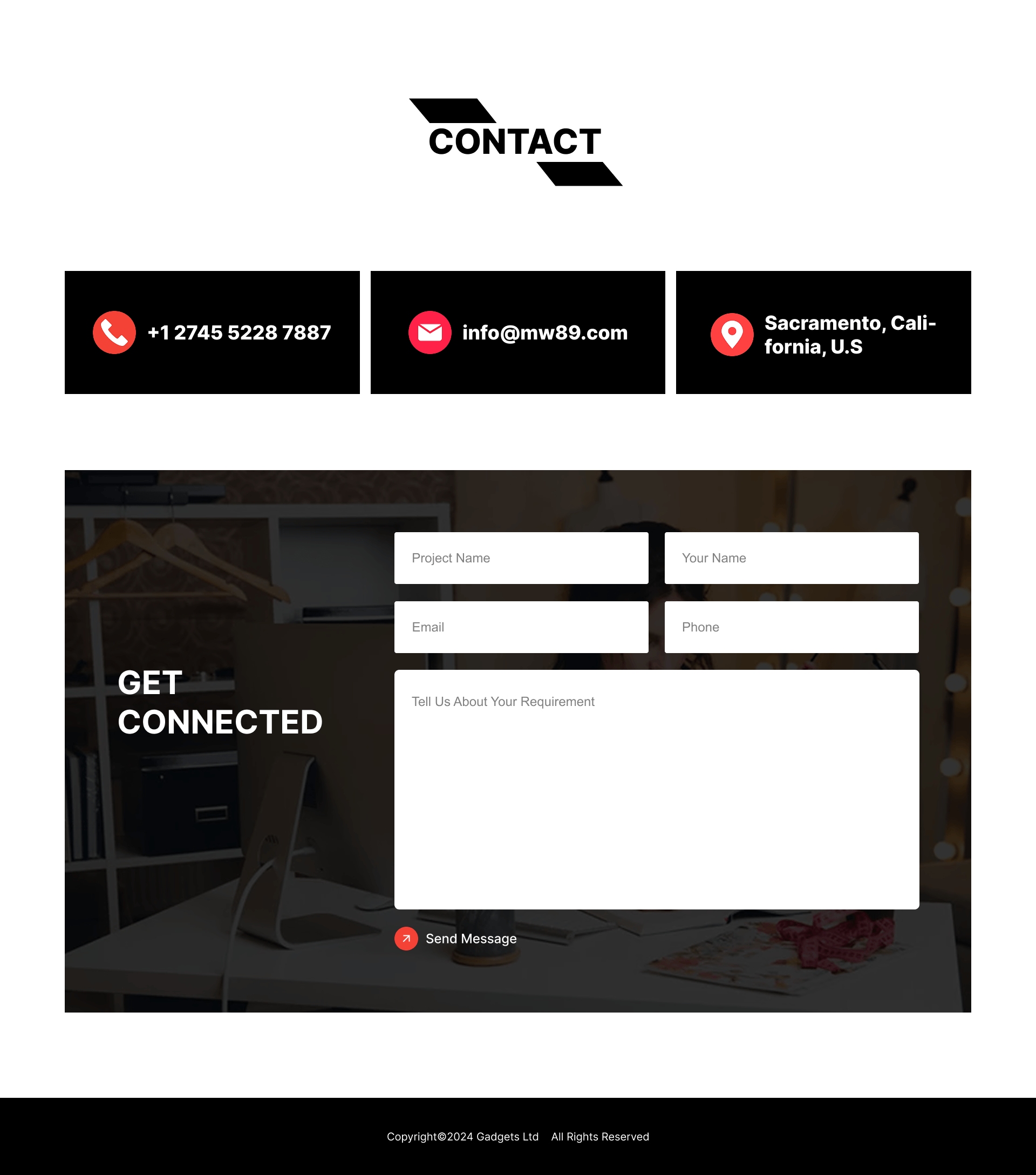 Website for Fashion Designer