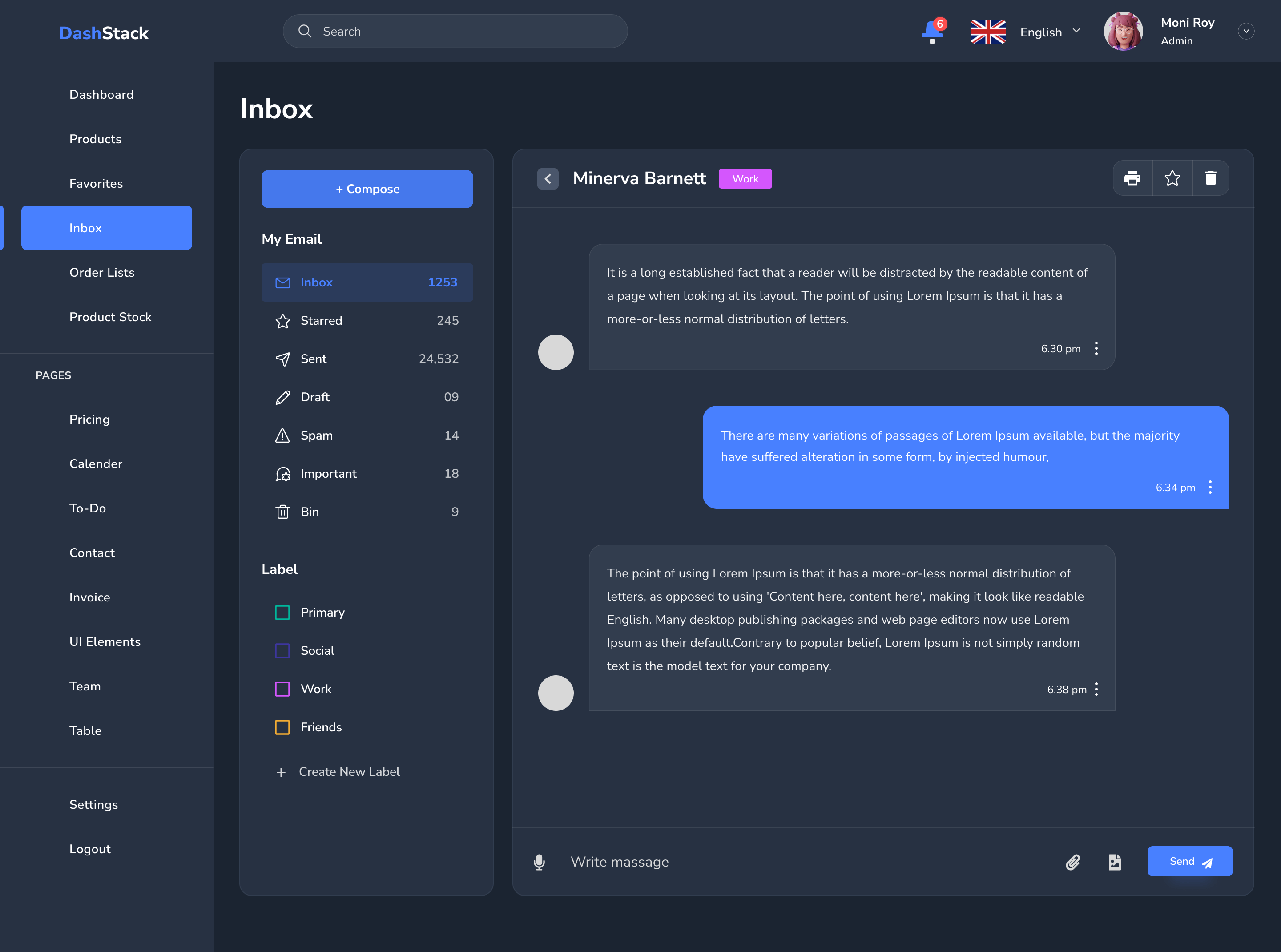 DashStack – Modern & Comprehensive Admin Dashboard Template
