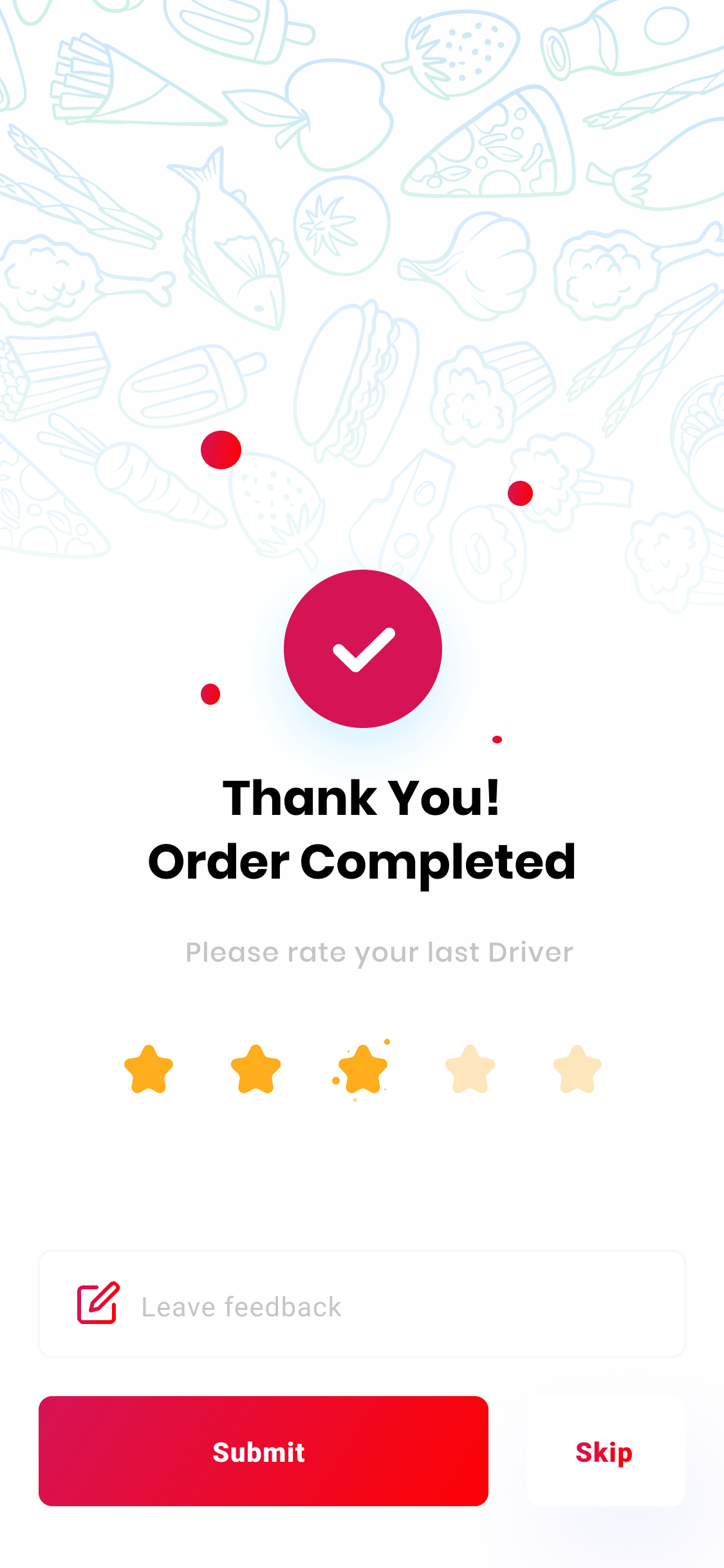 Food Couriers – Food Delivery Mobile App UI Kit